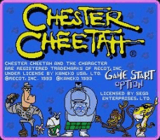 Chester Cheetah Title Screen